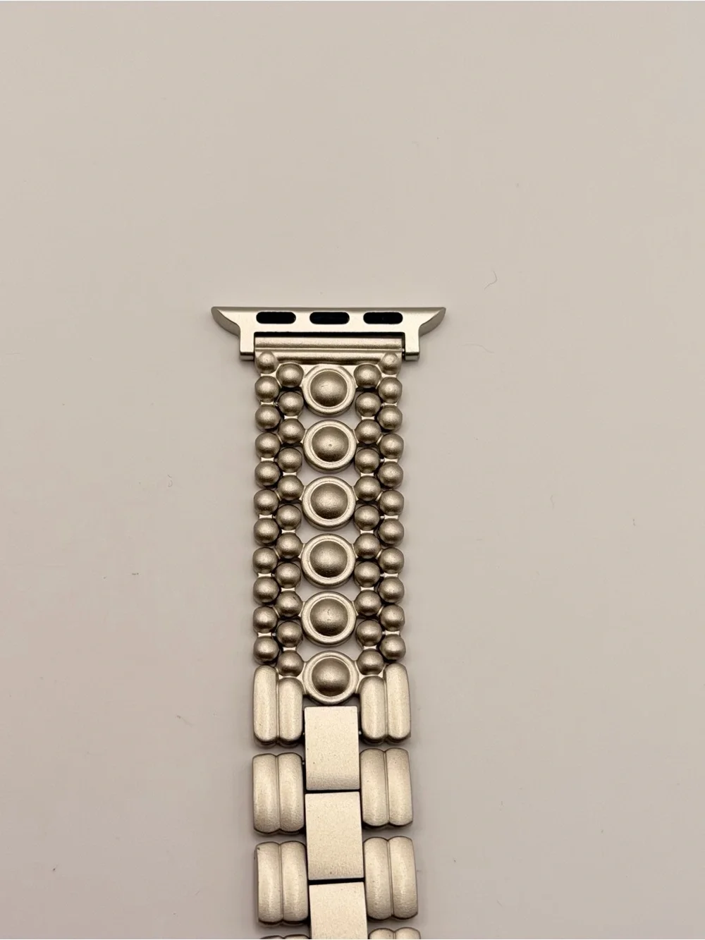 Apple Watch Matt Silver Stainless Steel Band, 42/44/46mm, New